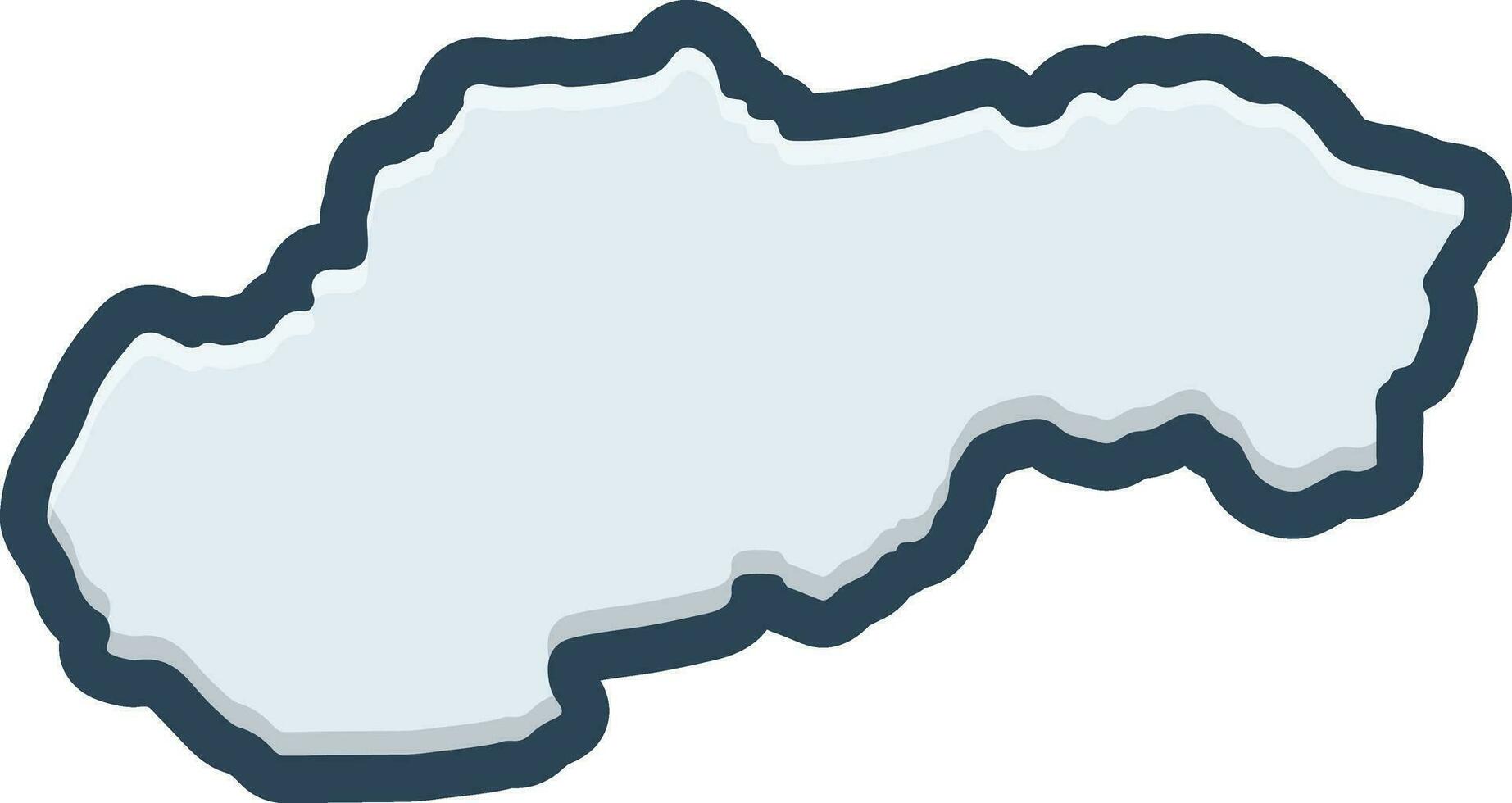 color icon for slovakia vector