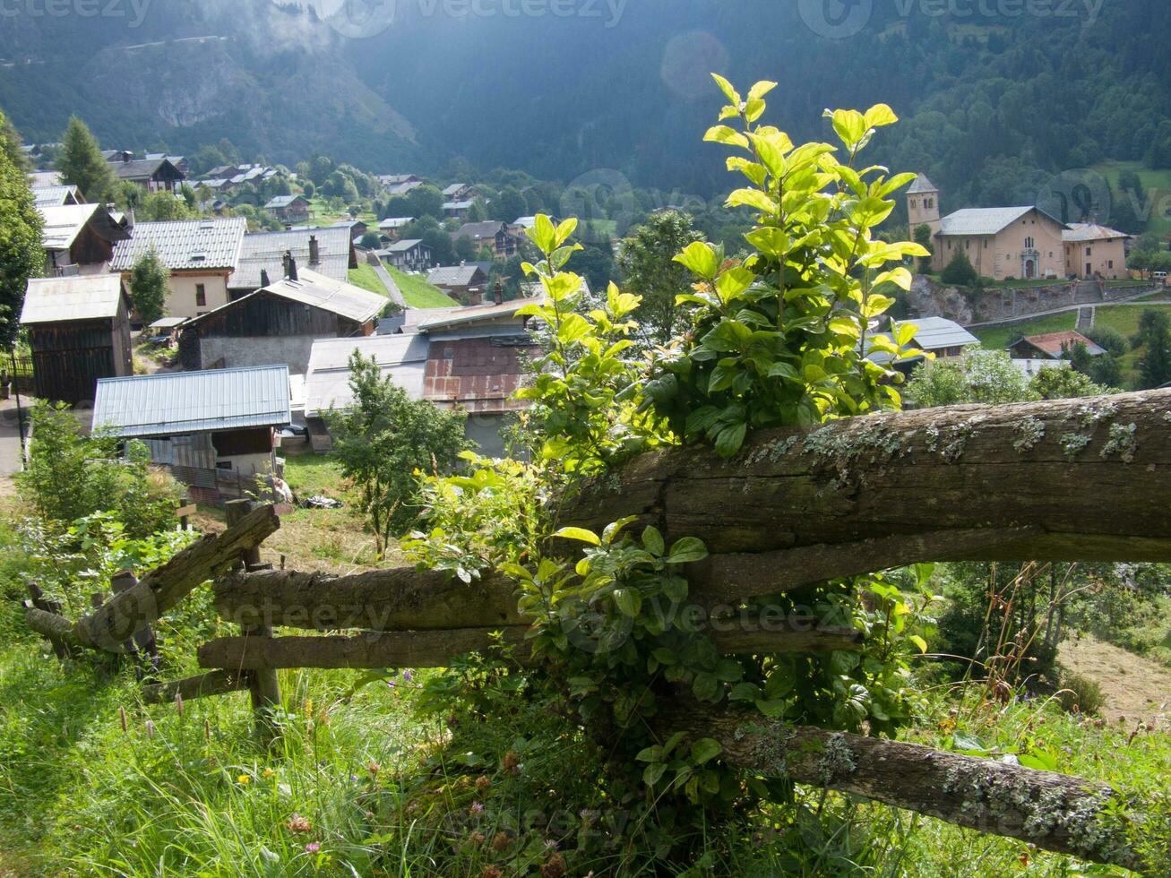 a wooden fence photo