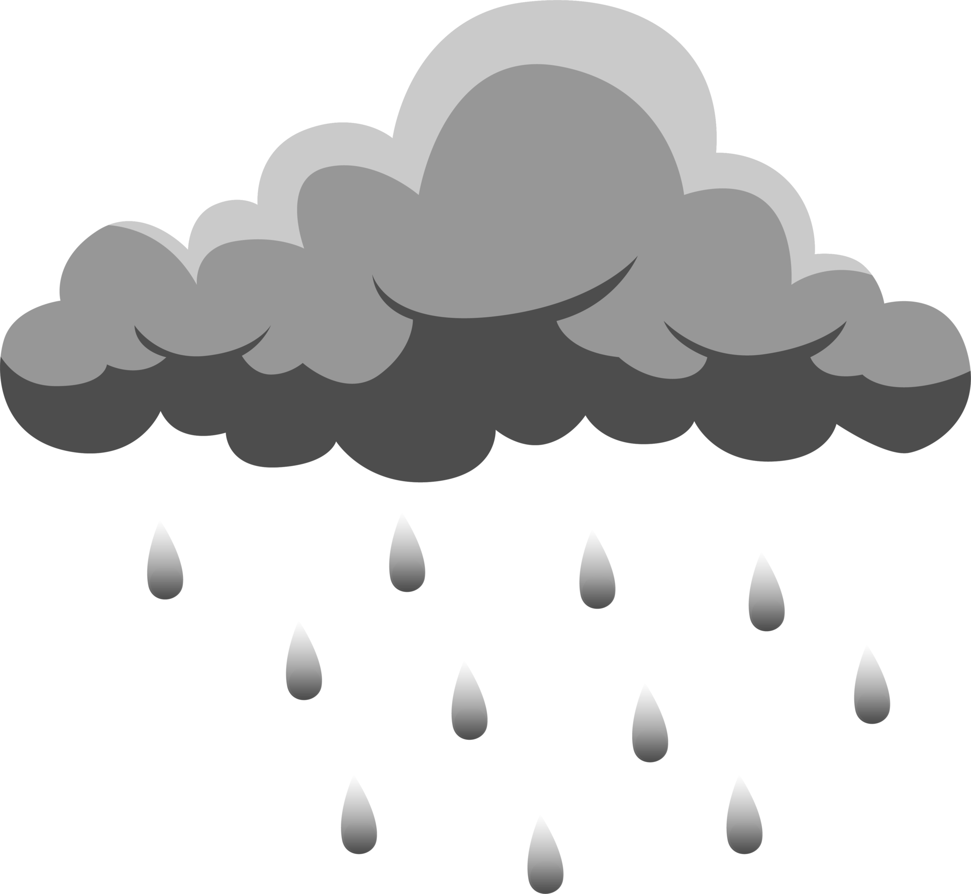 storm cloud and rain forecast night illustration design 35414022 PNG