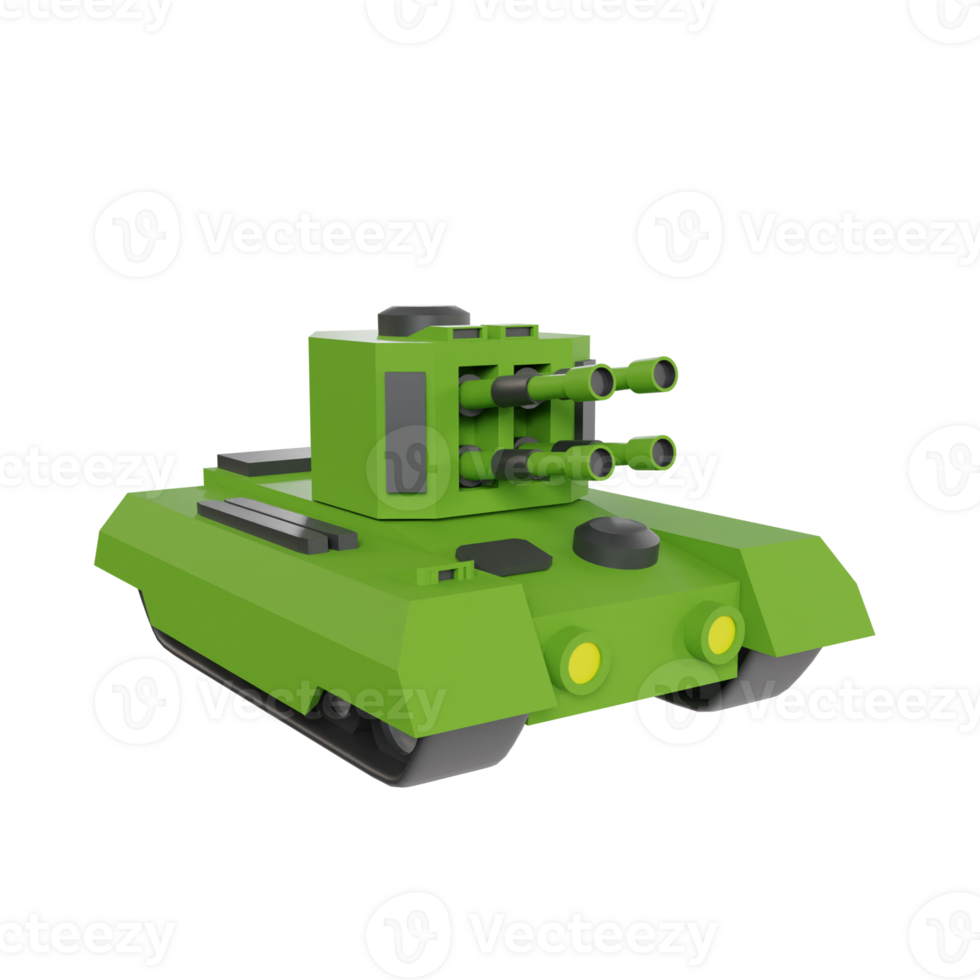 exército veículo 3d render ícone png