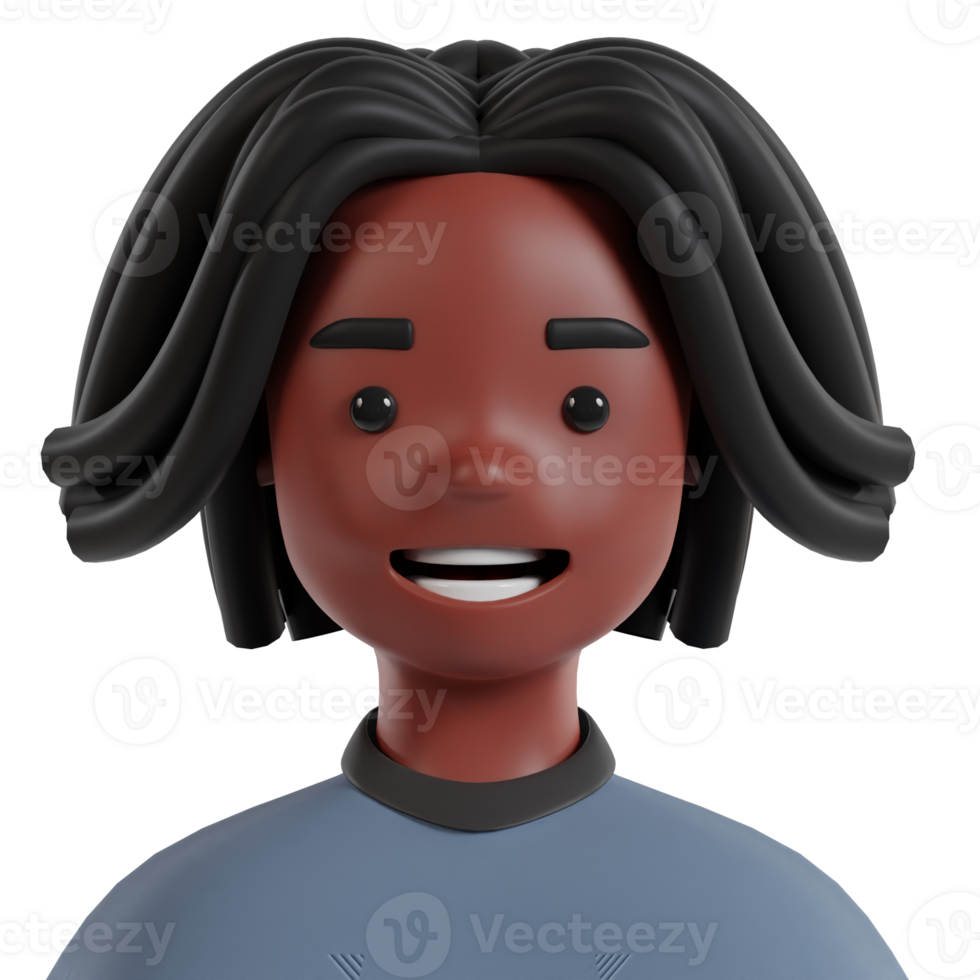 culturel ethnique 3d gens avatar modèle png