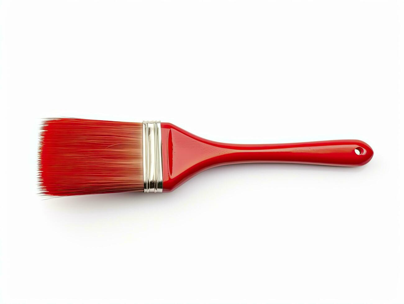 AI generated Paintbrush isolated white background. AI Generated photo