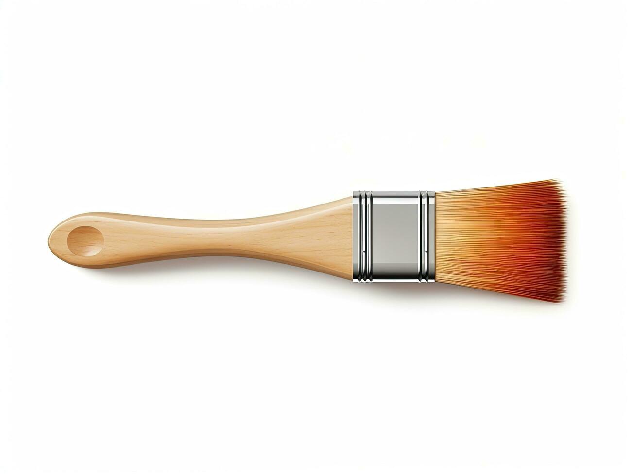 AI generated Paintbrush isolated white background. AI Generated photo