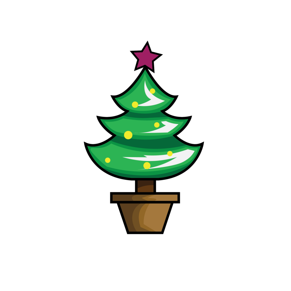 arbre icône Noël pour graphique conception png