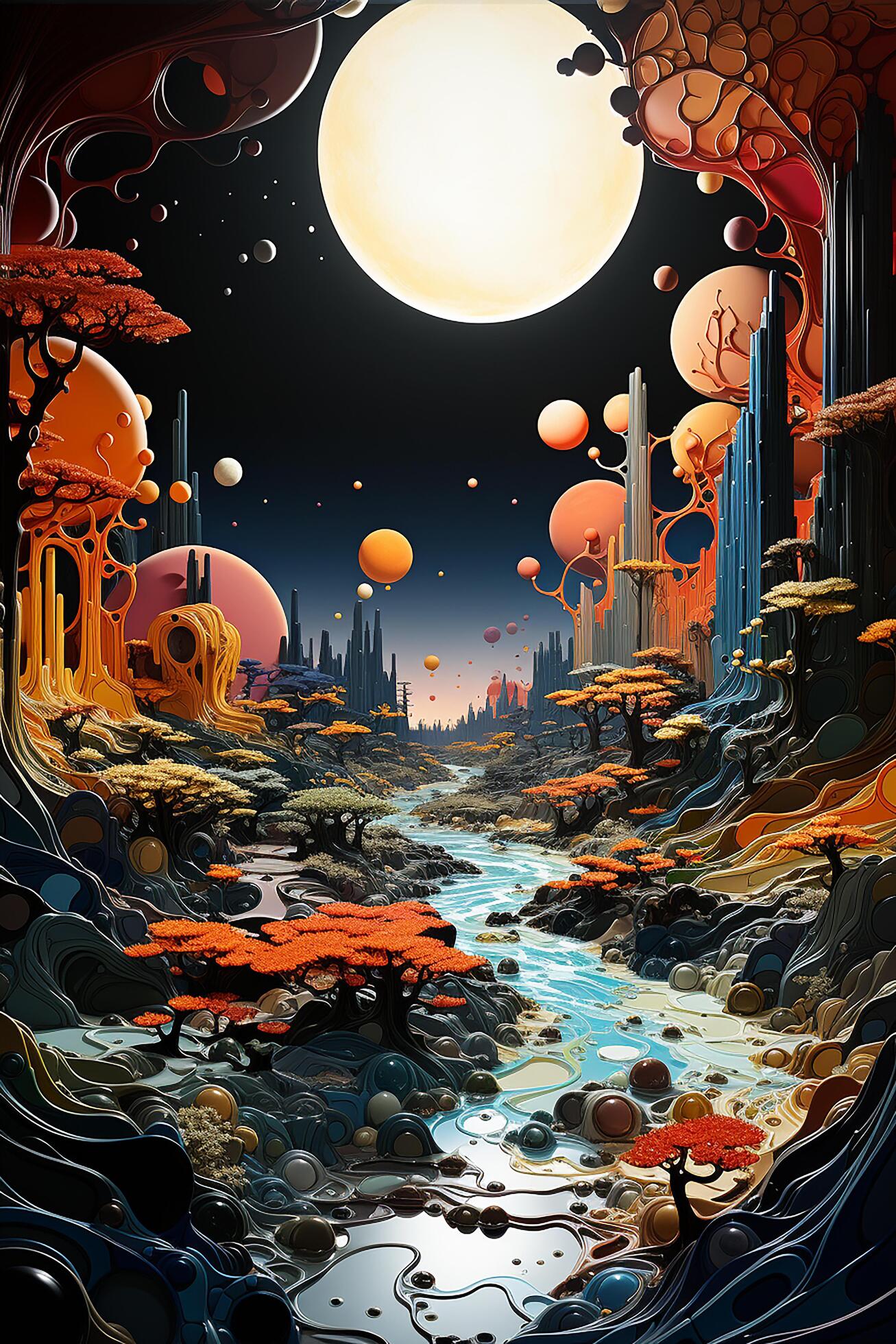 Ai Generated Fantasy Enchanted Fairy Tale Forest With Magical Abstract Ai Generated Fantasy Enchanted Fairy Tale Forest With Magical Abstract