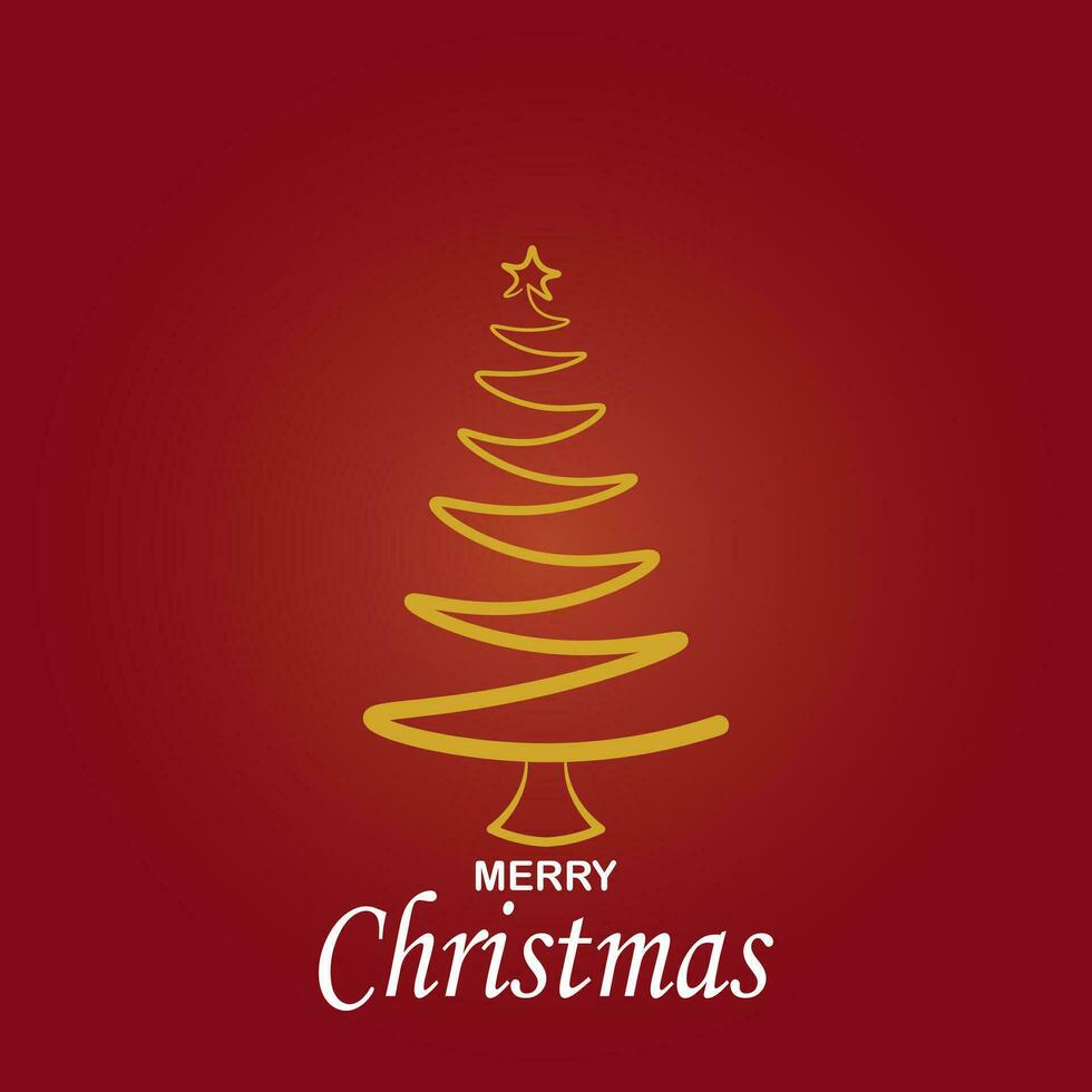 Simple Christmas tree background vector design suitable for Christmas themes.