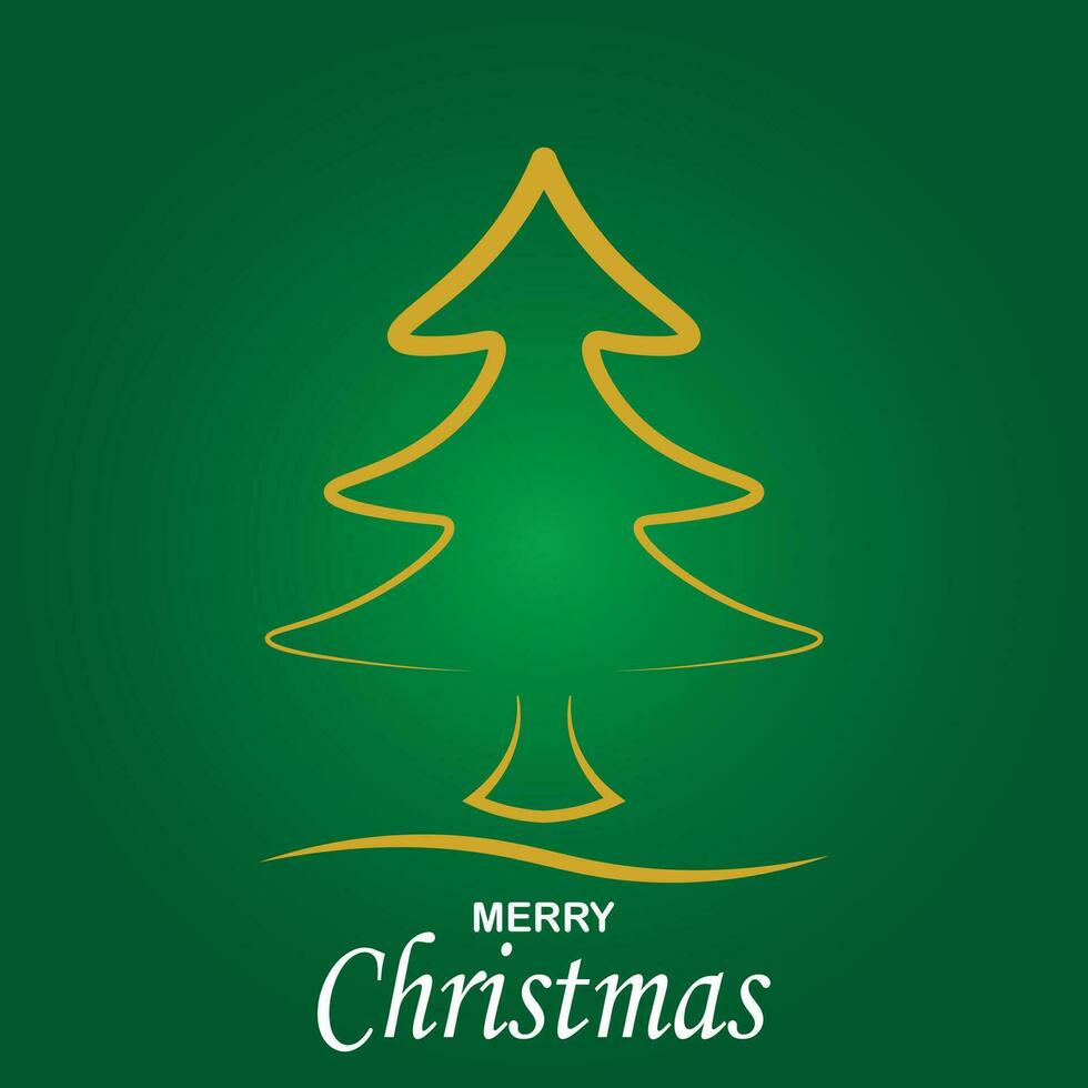 sencillo Navidad árbol antecedentes vector diseño adecuado para Navidad temas