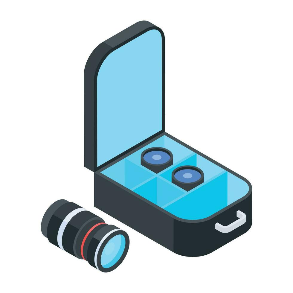 Video Equipment Isometric Icon vector