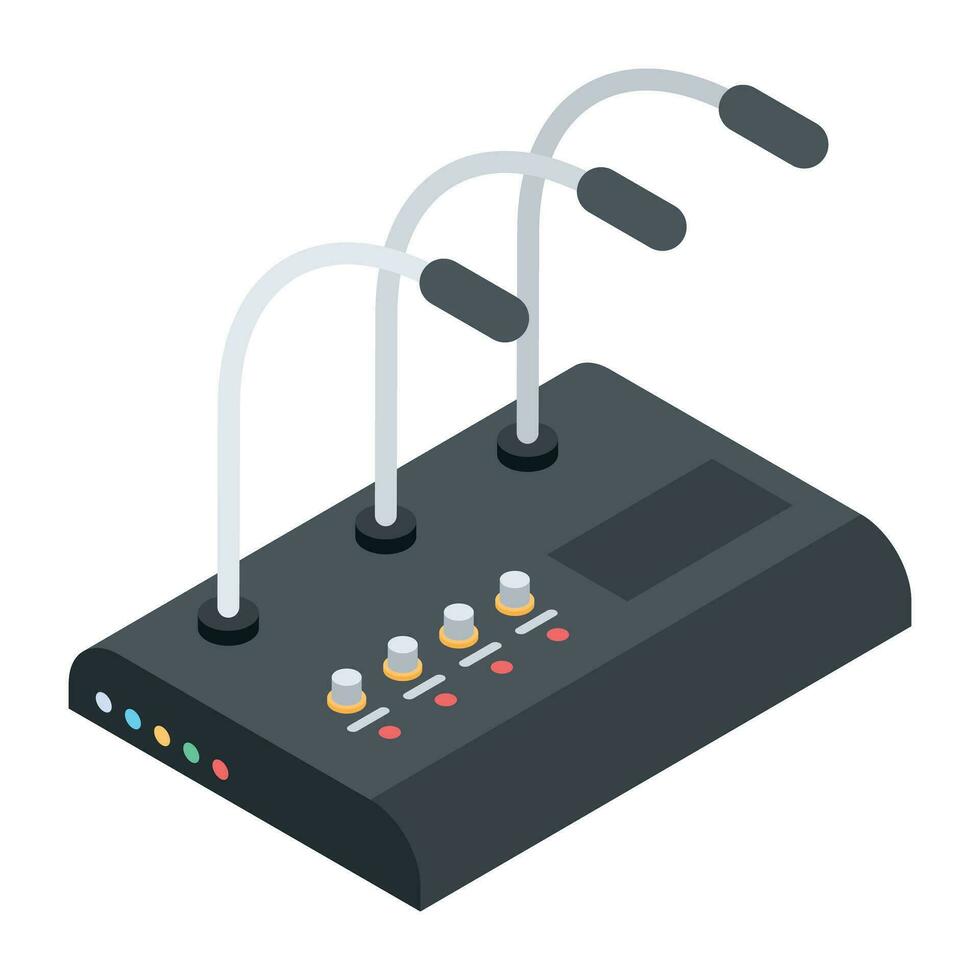 Video Production Handy Isometric Icon vector