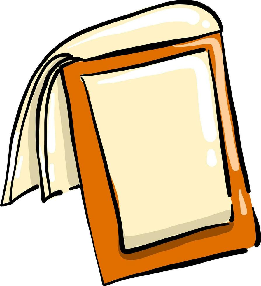 Folder for notes, illustration, vector on white background