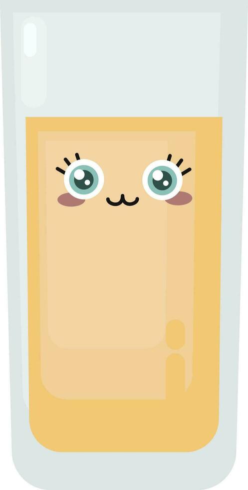 Cute glass, illustration, vector on white background