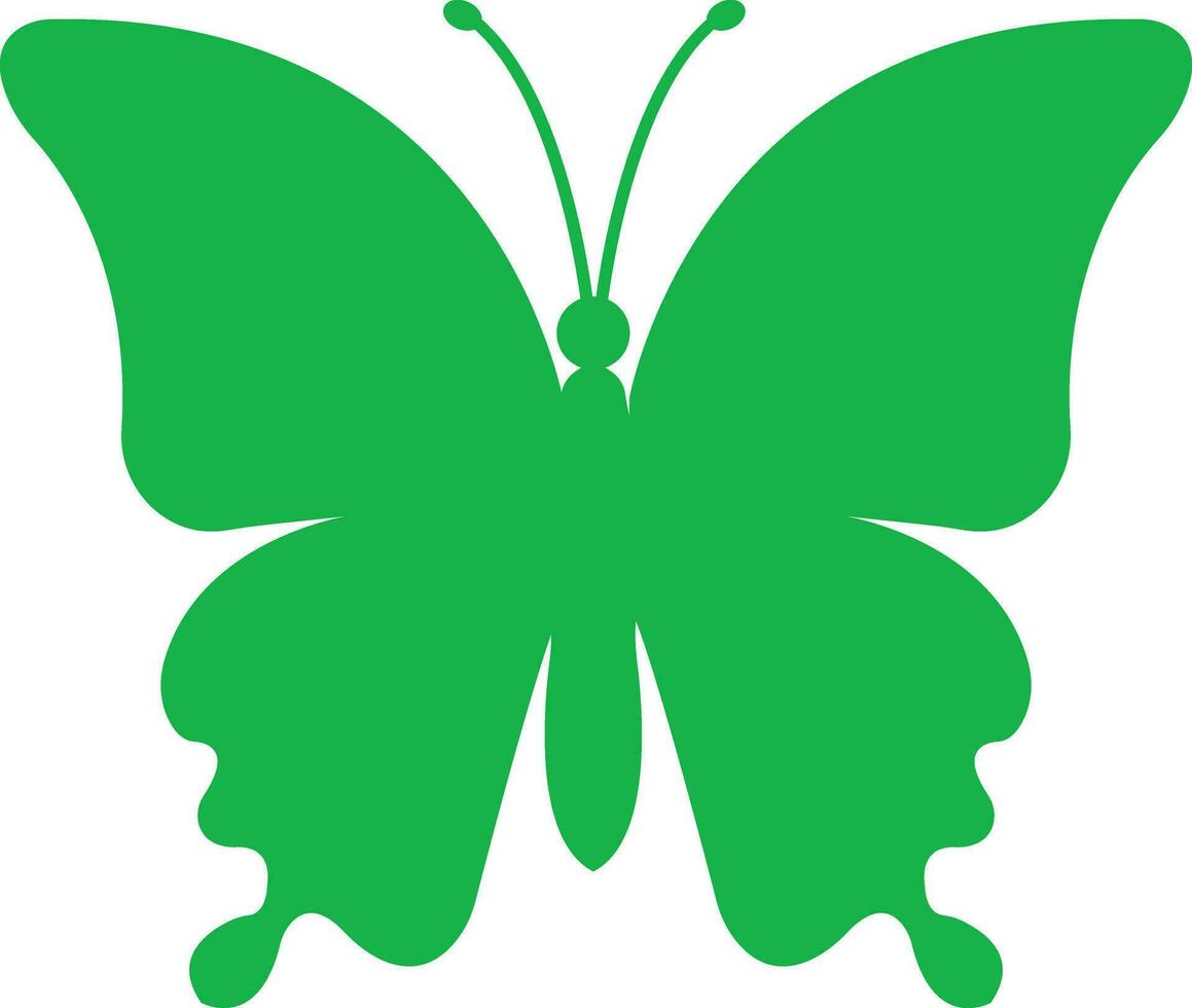 mariposa formas icono en de moda plano estilo aislado en para decoración diseño. moderno sin costura modelo de monarca firmar símbolo elemento vector aplicaciones y sitio web