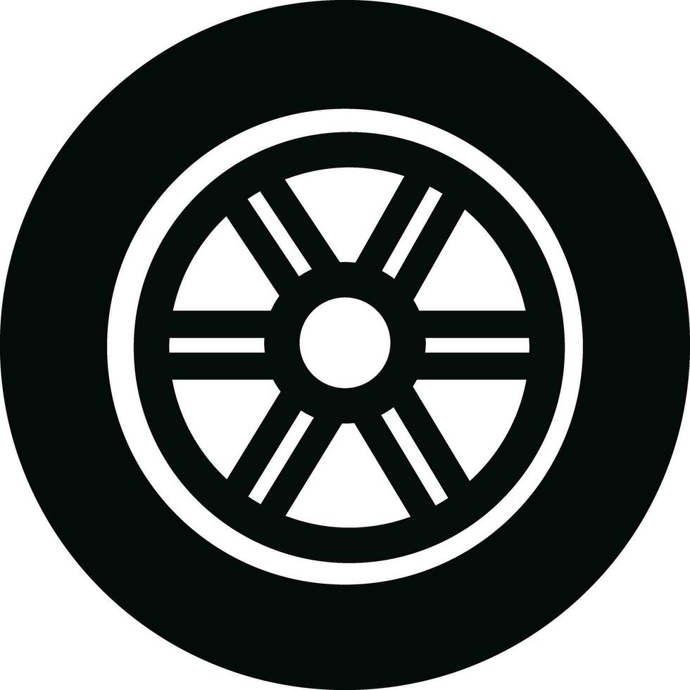 tire icon in flat trendy style. isolated on design for Car, motorbike vehicle or automobile tire alloy wheel with rim sign symbol vector for apps and websites