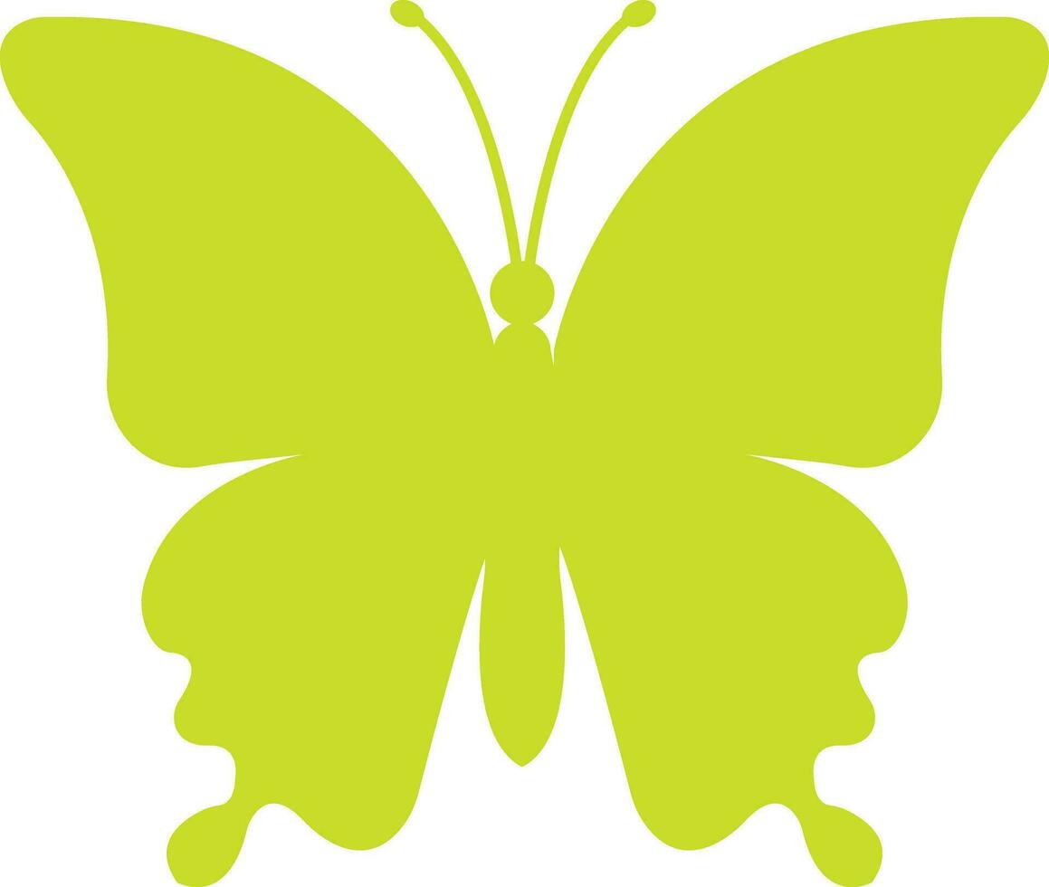 mariposa formas icono en de moda plano estilo aislado en para decoración diseño. moderno sin costura modelo de monarca firmar símbolo elemento vector aplicaciones y sitio web