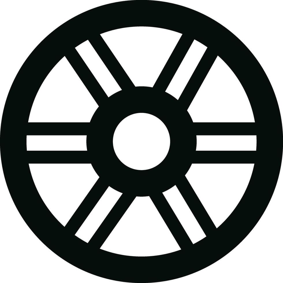 tire icon in flat trendy style. isolated on design for Car, motorbike vehicle or automobile tire alloy wheel with rim sign symbol vector for apps and websites