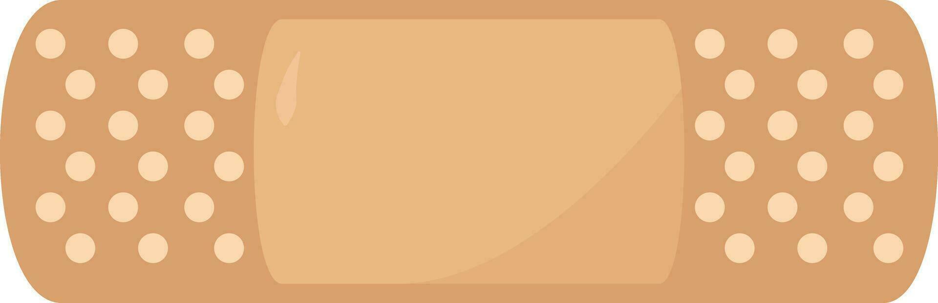 Band aid, illustration, vector on white background.