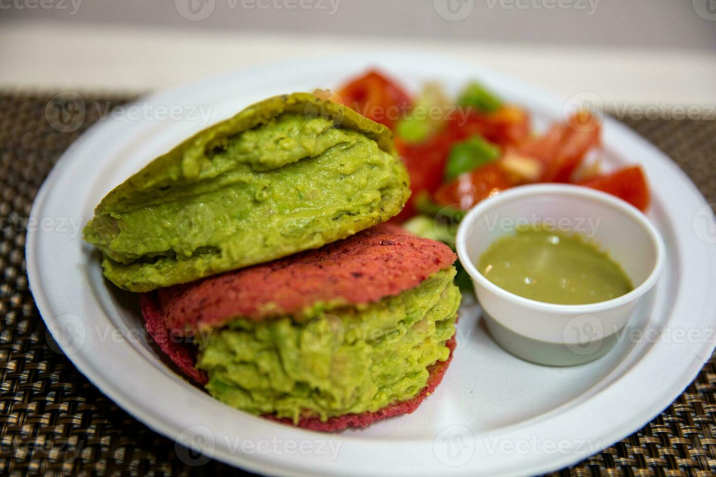 Set of Vegan Arepas photo
