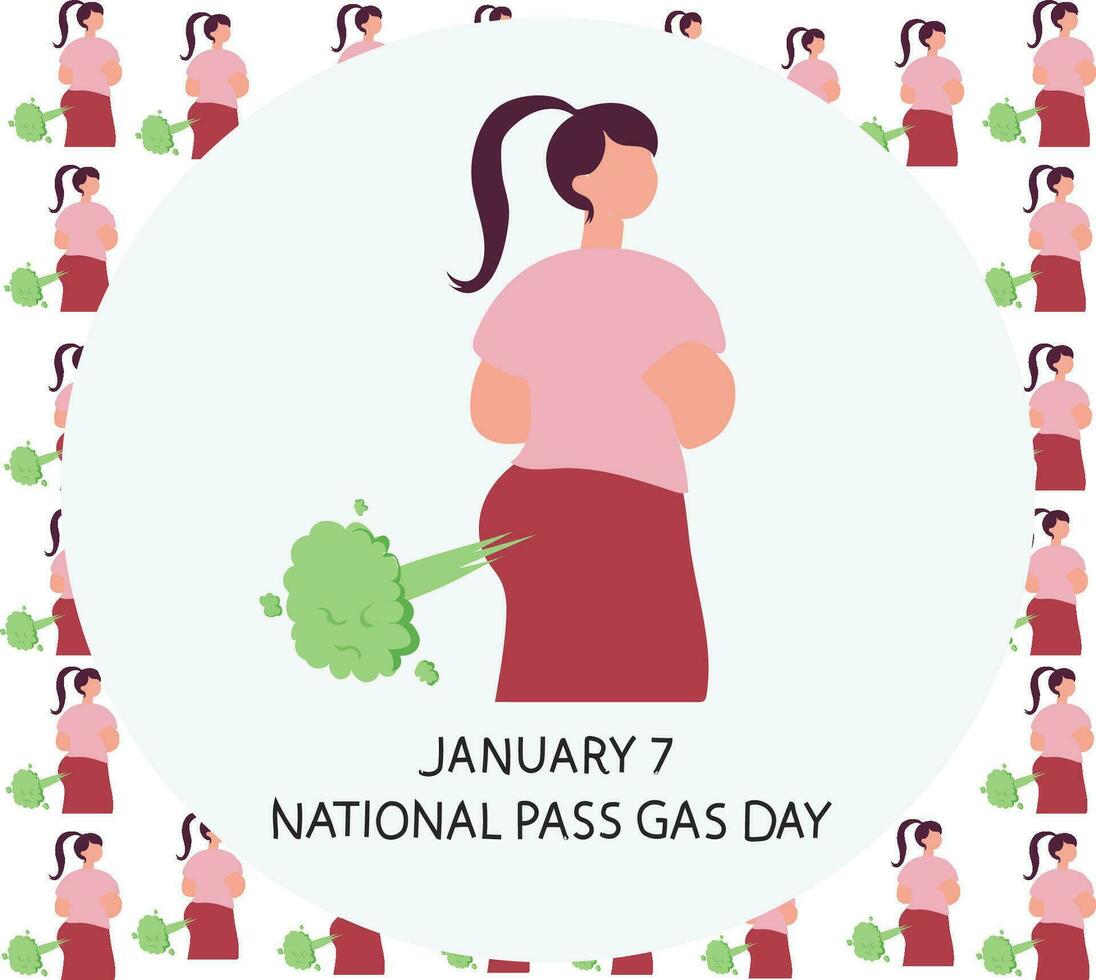 National pass gas day vector