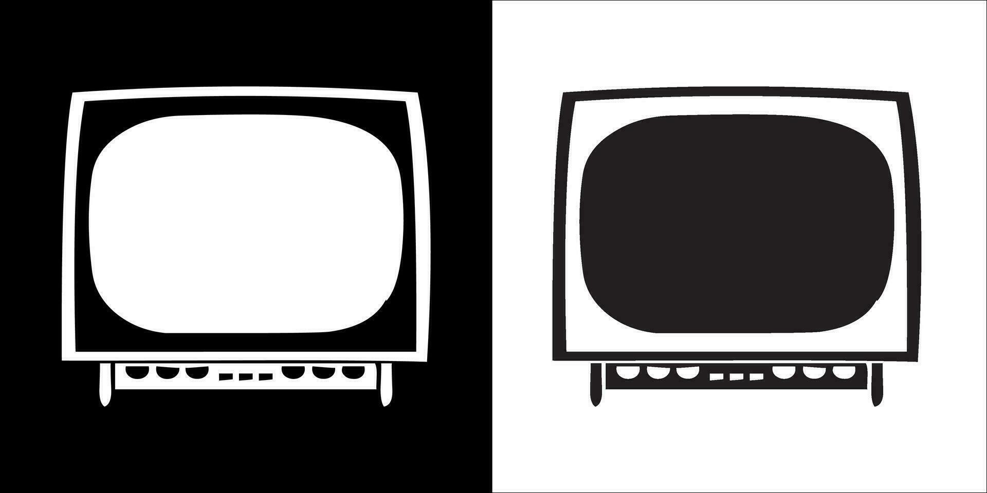 ilustración vector gráficos de televisión icono