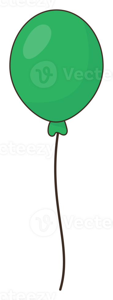 sticker Green balloon png