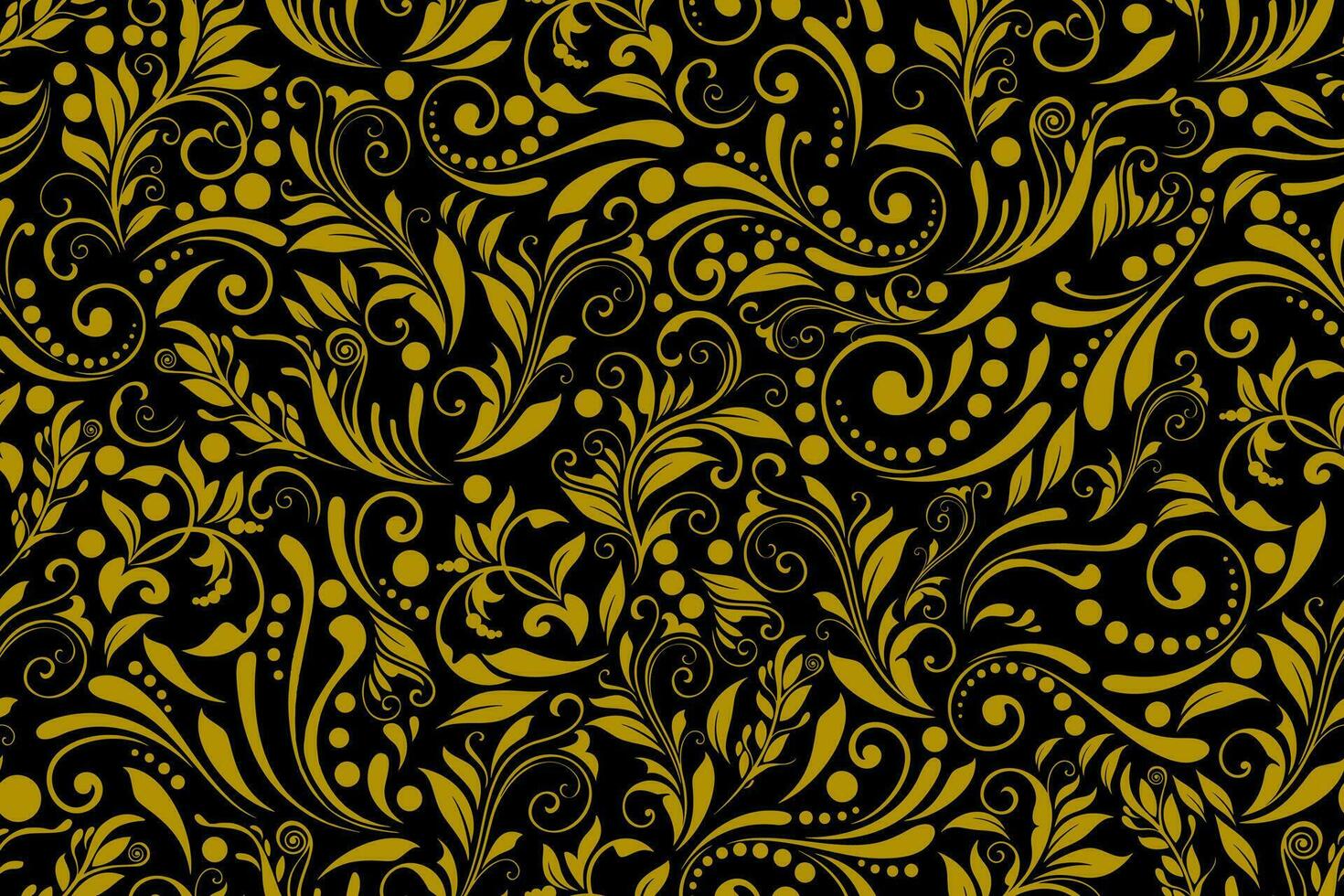 Floral botanical vector texture pattern with flowers and leaves. Seamless pattern can be used for wallpaper, pattern fills, web page background, surface textures.