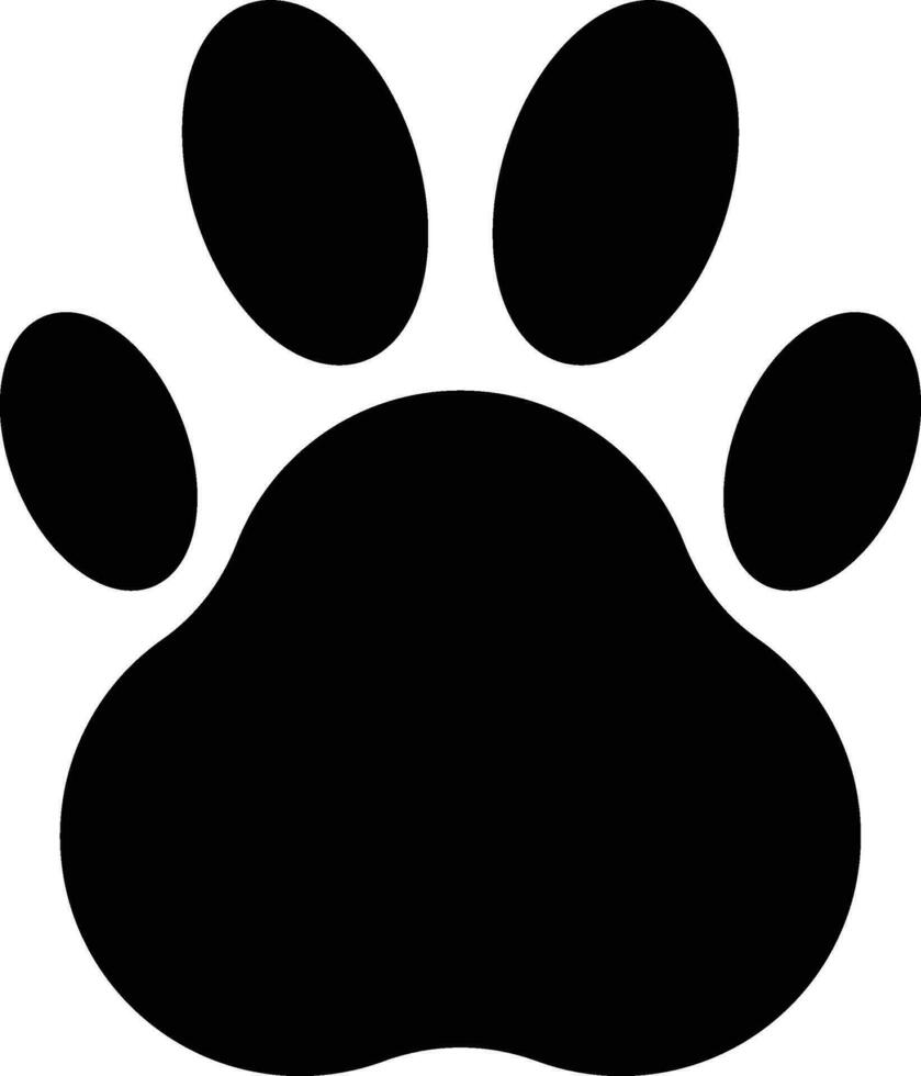 Pet Paw, Animal Footprint Icon vector