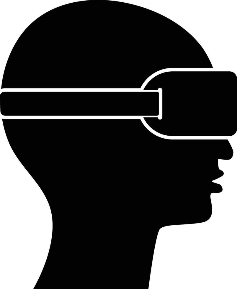 VR Headset, Virtual Reality Icon vector