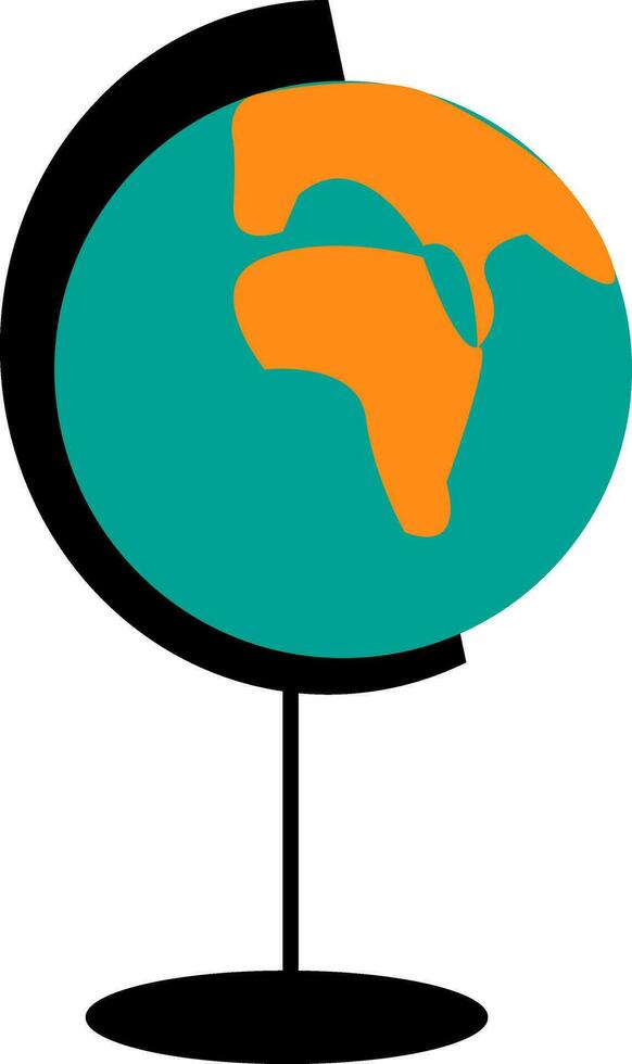 Globe vector or color illustration