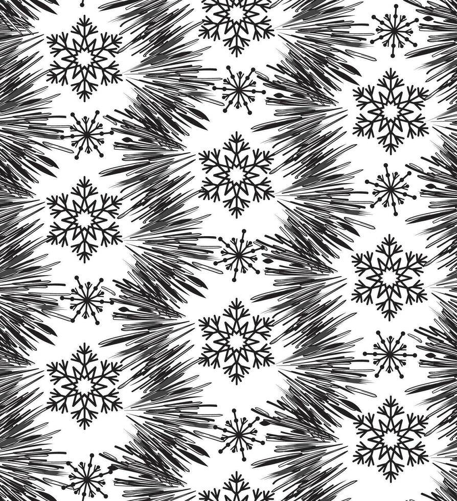 Snow seamless pattern. Snowflake texture. Snowfall holiday background. Christmas winter snowfall icon ornamentall lace texture. vector