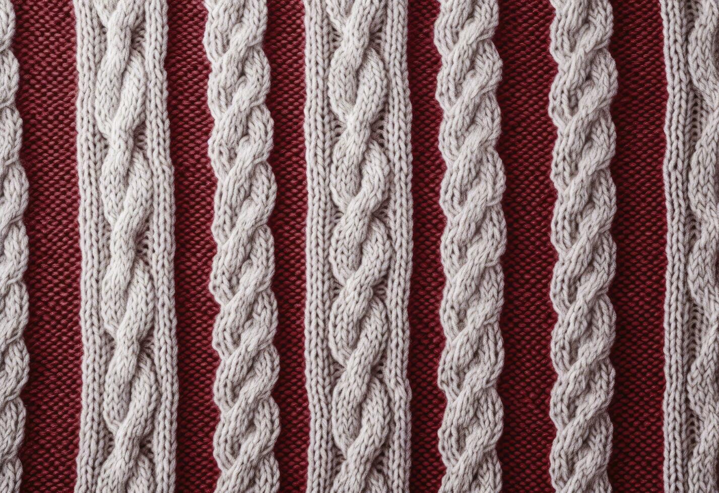 AI generated Knitted sweater texture, background with copy space. AI Generated photo