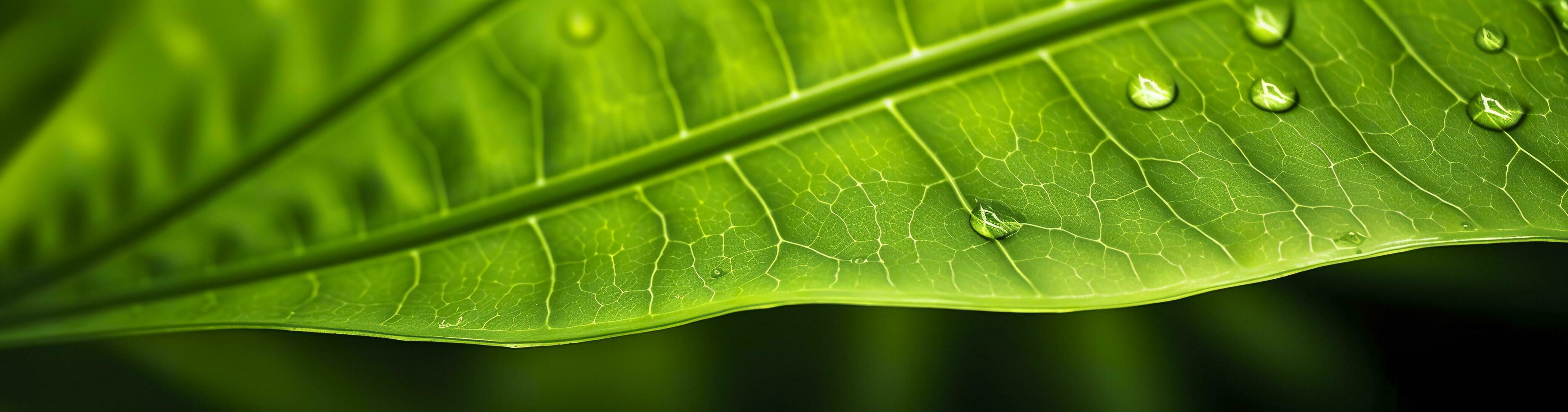 ai generado verde hoja naturaleza antecedentes. ai generado foto