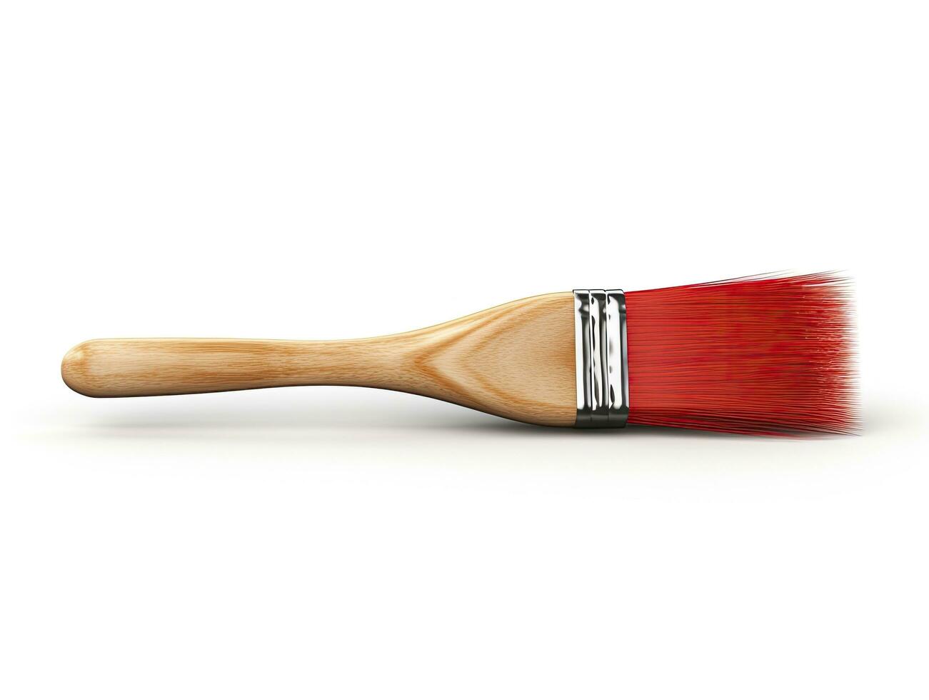 AI generated Paintbrush isolated white background. AI Generated photo