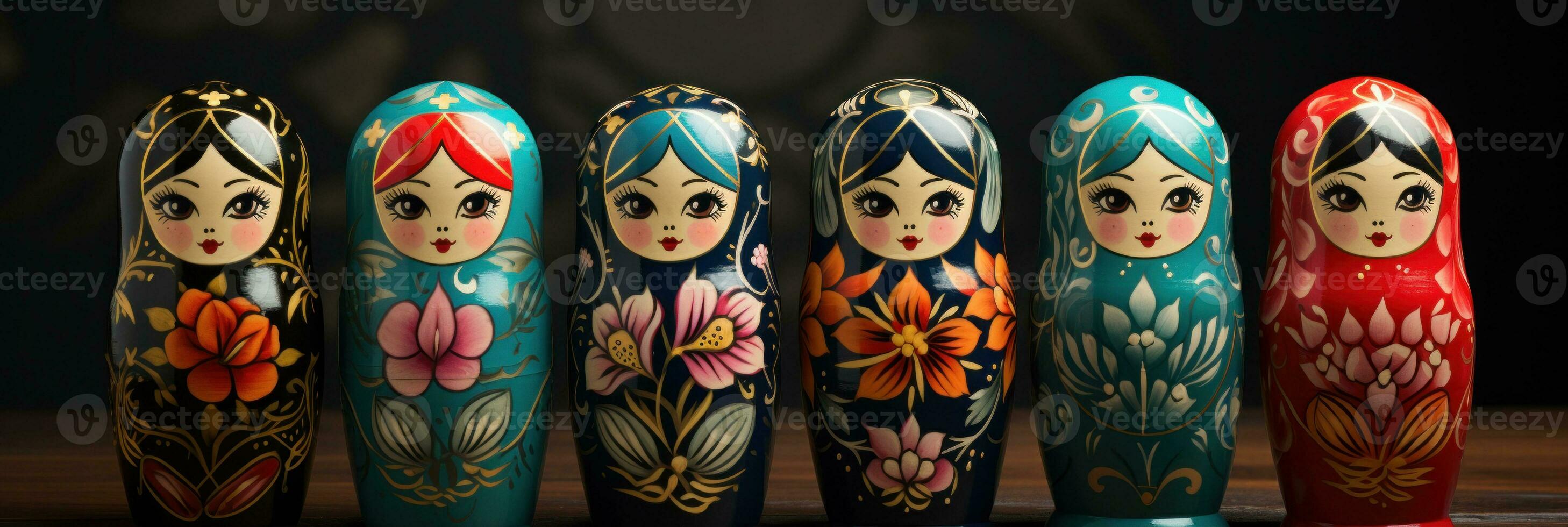 AI generated a visual narrative of a Matryoshka doll photo