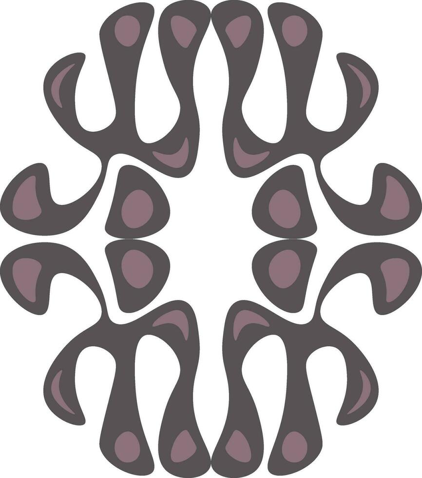 Different gray curves vector or color illustration
