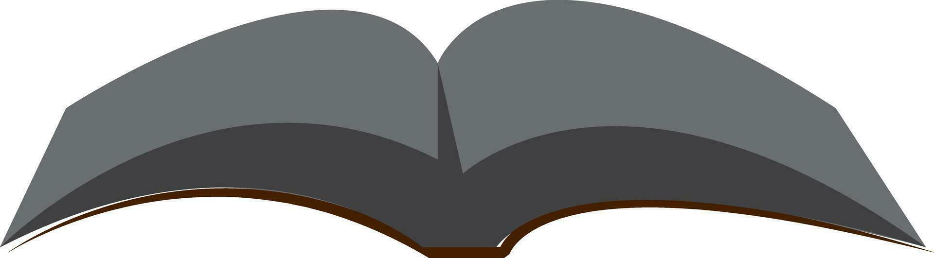 Open book vector or color illustration