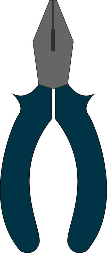 clipart de el alicates conjunto aislado en blanco antecedentes visto desde el frente, vector o color ilustración