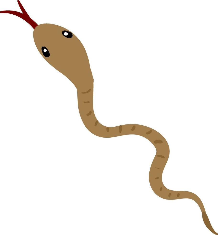 plano serpiente , vector o color ilustración