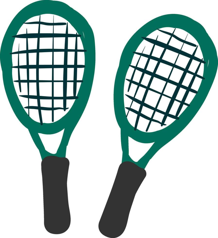 Flat tennis , vector or color illustration