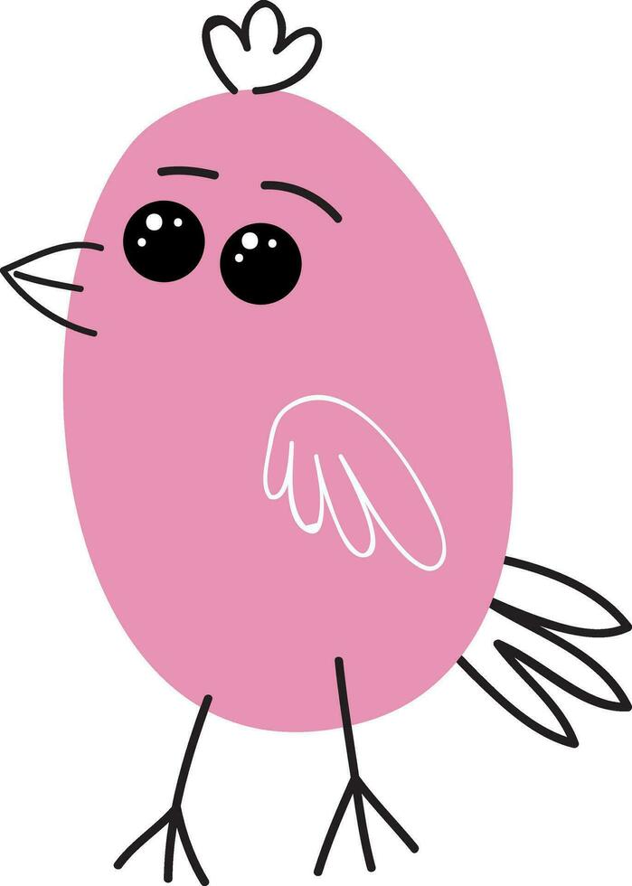 Pascua de Resurrección pájaro , vector o color ilustración