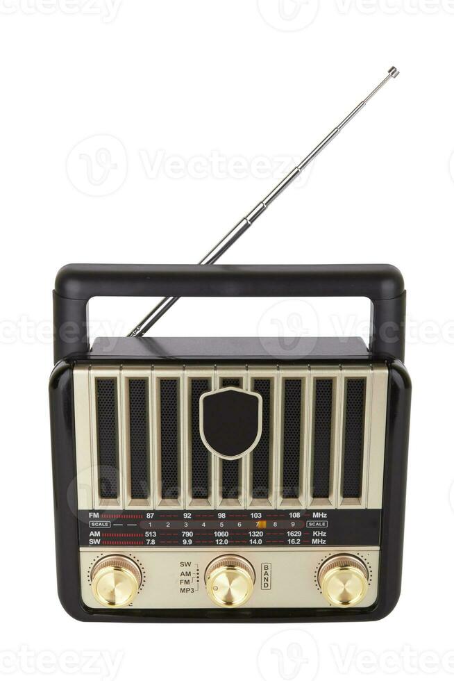 Radio retro portable receiver photo