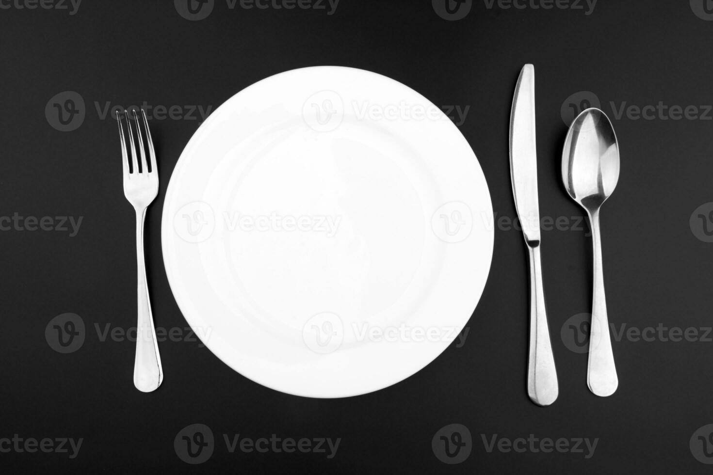 Cutlery with a plate photo