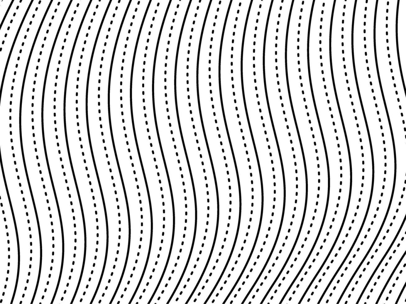 Optical Illusion Created from Artistic Lines Motifs Pattern, can use for Decoration, Background, Ornate, Fabric, Fashion, Textile, Carpet Pattern, Tile or Graphic Design Element. Vector Illustration