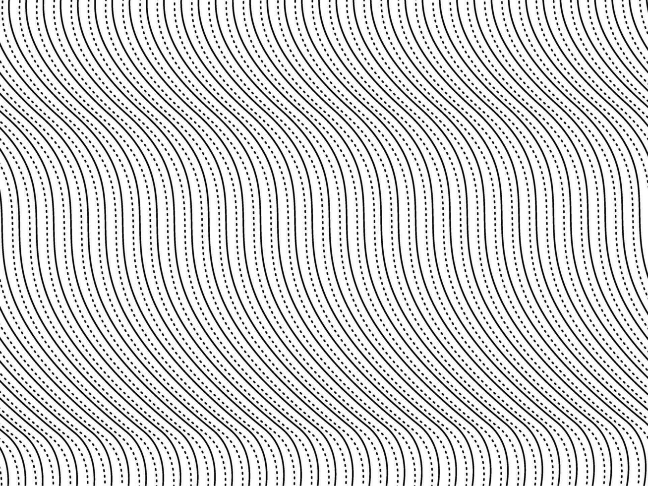 Optical Illusion Created from Artistic Lines Motifs Pattern, can use for Decoration, Background, Ornate, Fabric, Fashion, Textile, Carpet Pattern, Tile or Graphic Design Element. Vector Illustration
