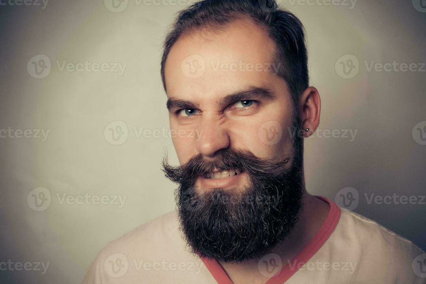 Portrait of a Bearded Man evil photo