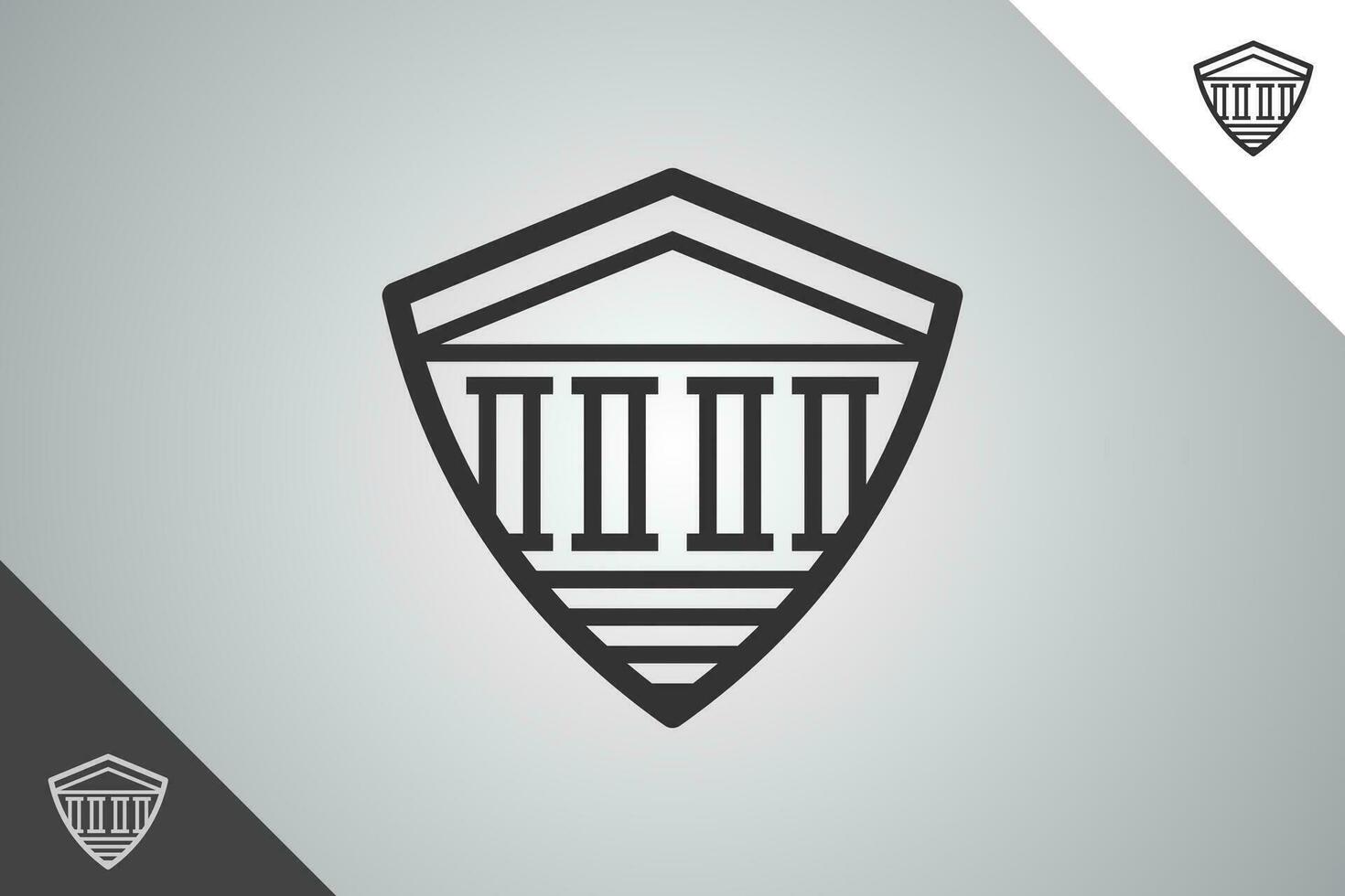 Minimal building logotype. Architect and construction brand identity design template. Perfect logo for business related to construction industry. Isolated background. Vector eps 10.