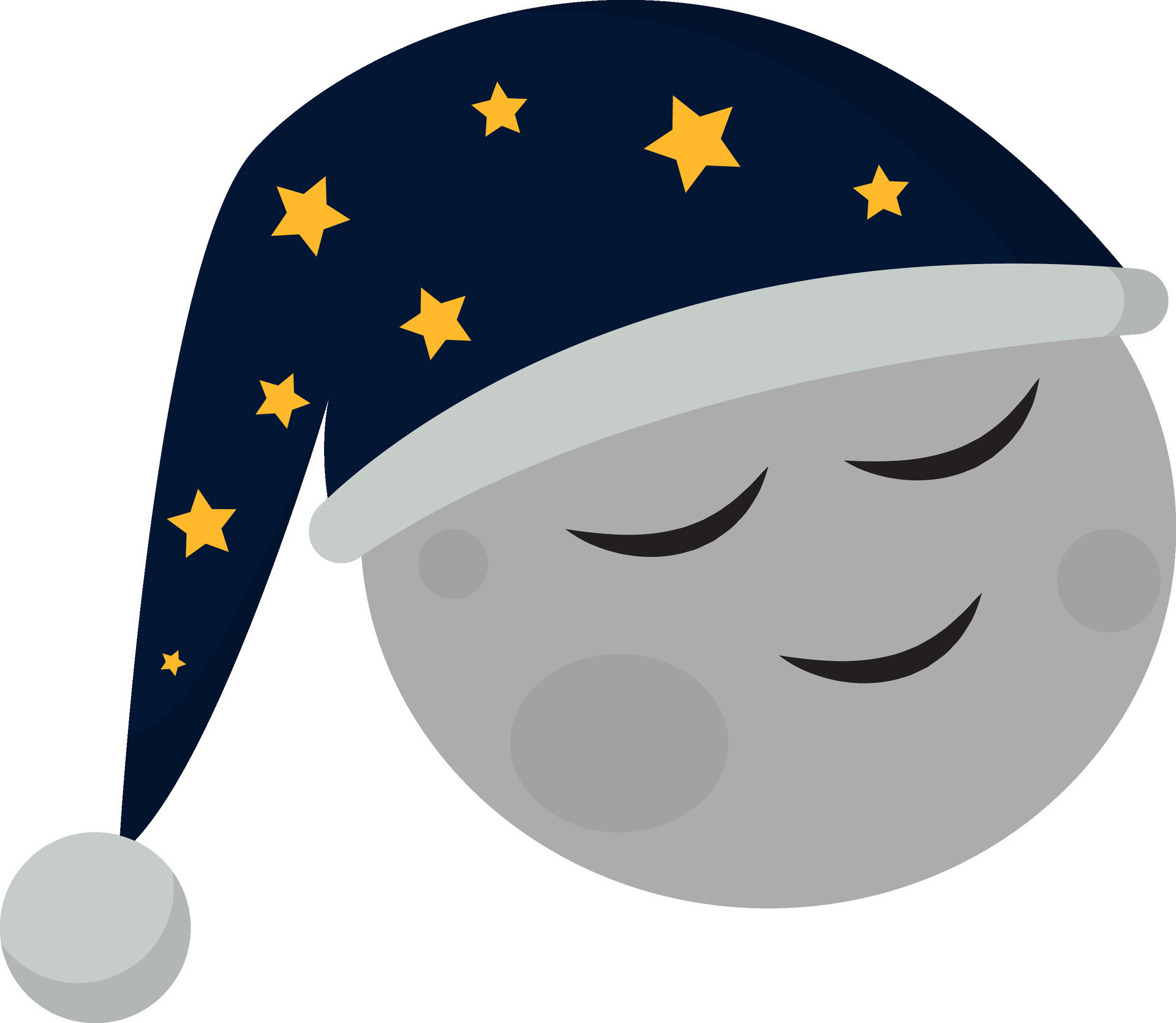 Sleeping Moon Vector Or Color Illustration 35431036 Vector Art At Vecteezy Sleeping Moon Vector Or Color Illustration 35431036 Vector Art At Vecteezy