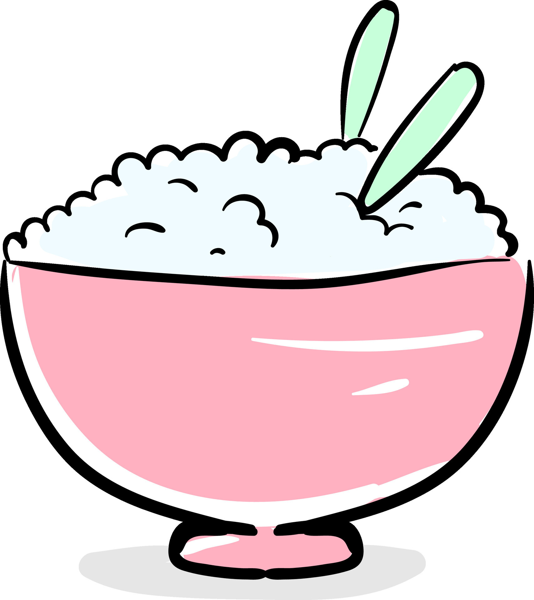 Rice in a tureen, vector or color illustration. 35431346 Vector Art at Vecteezy