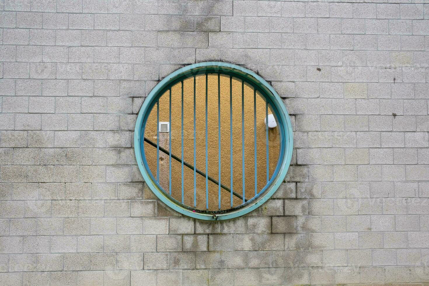 round window on the wall photo