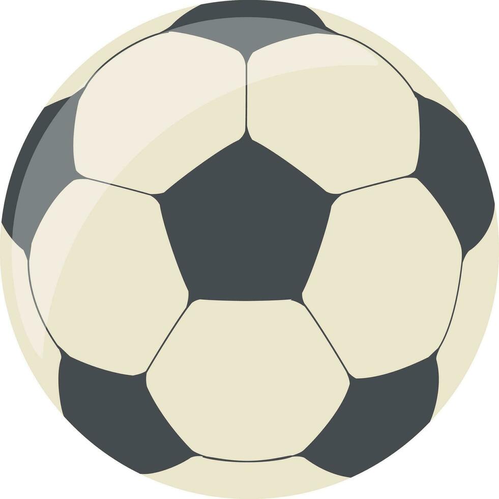 Football ball, vector or color illustration.