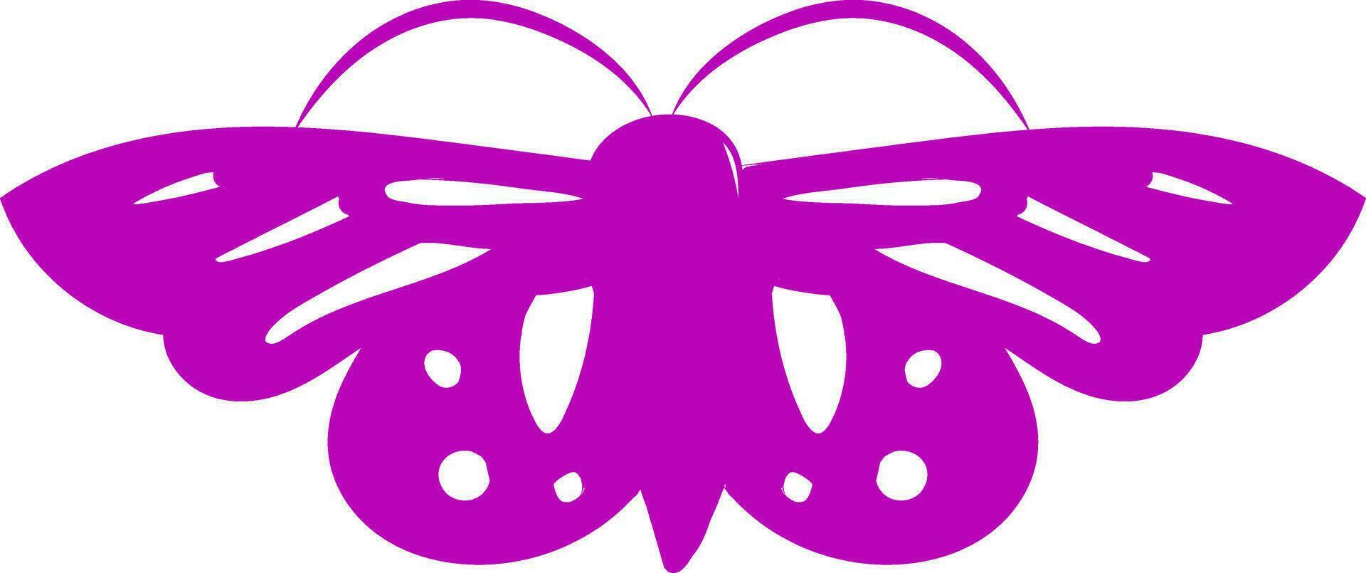 imagen de carmesí mariposa - mariposa, vector o color ilustración.